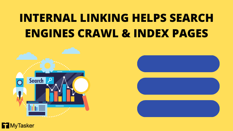 internal linking helps search engine crawl & index pages